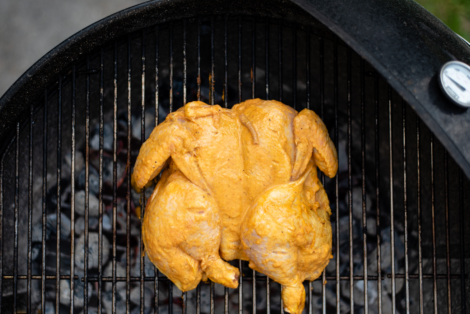 Poulet à la portugaise grillé au barbecue (poulet churrasco)